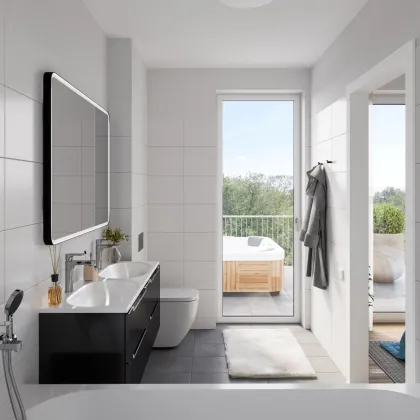 Natur, Komfort & perfekte Anbindung - 44 QM Balkon mit Ost-Süd-West Ausrichtung! - Bild 3