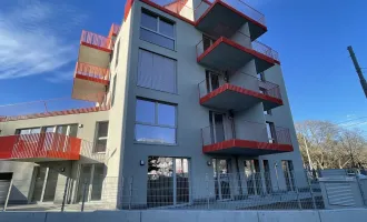 Wohnen bei der alten Donau auf Eigengrund! Neubau! Luftwärmepumpe! Garage! Garten/Terrasse!