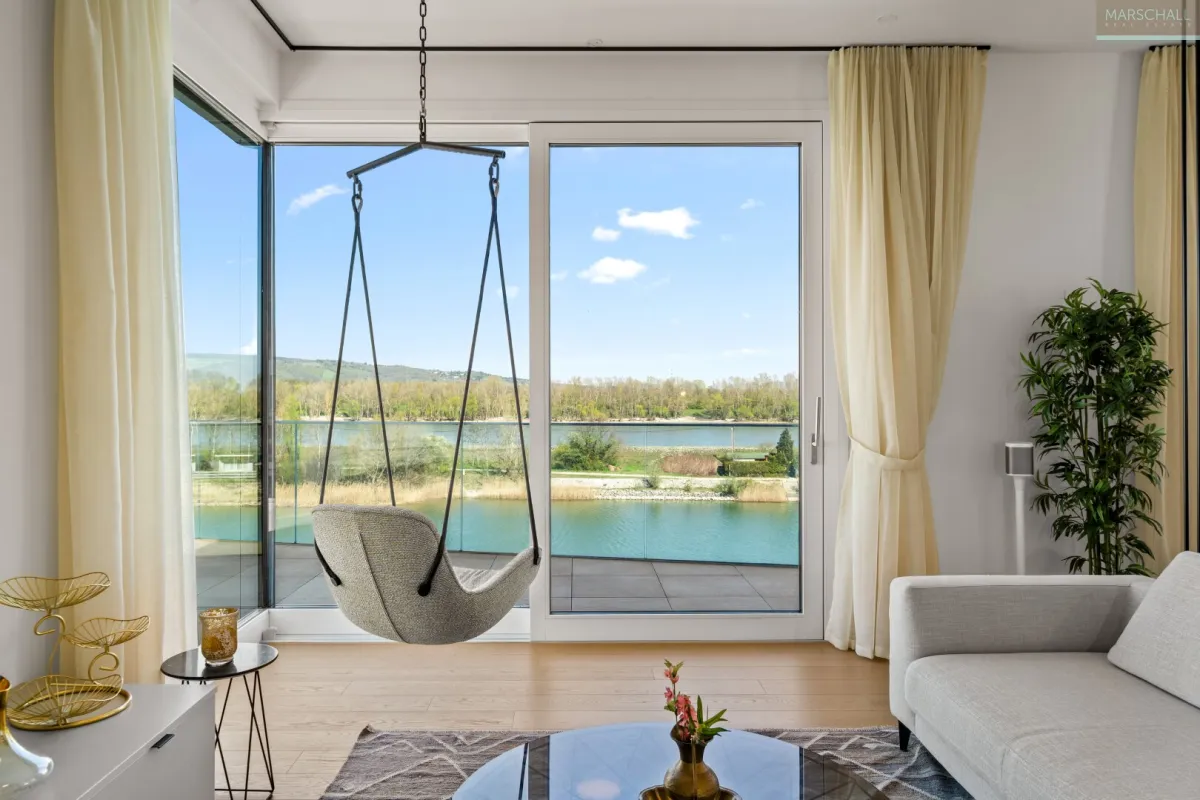Penthouse de Luxe – Wohnen mit Blick auf die Donau in vollendeter Eleganz - Bild 1