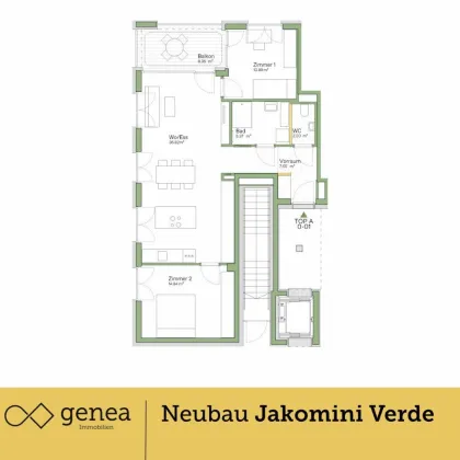 Provisionsfrei | Exklusive Wohneinheiten in Jakomini Verde Haus K | Komfort trifft Natur - Bild 2