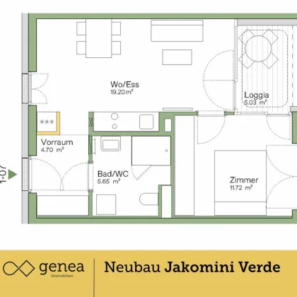 Ihr Traumdomizil in JV Haus K | Provisionsfrei | Zeitgenössisches Wohnen in Graz - Bild 2