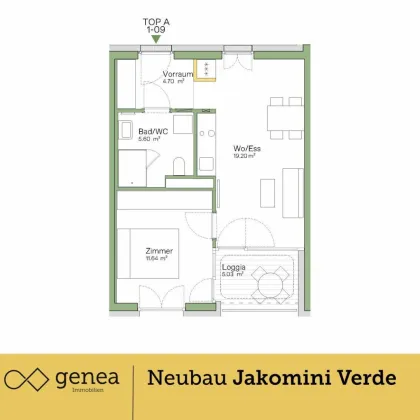 Provisionsfrei | Exklusive Wohnungen im autofreien Viertel Jakomini Verde - Bild 2