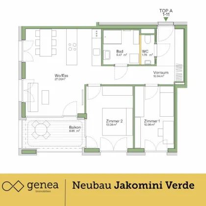 Ruhiges Wohnen im Jakomini Verde Haus K | Provisionsfrei | Ihr neues Zuhause wartet - Bild 2