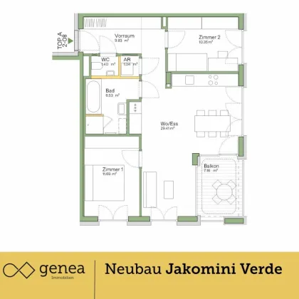 JV Haus K | Provisionsfrei | Wohnen mit Stil und Nachhaltigkeit in Graz - Bild 2