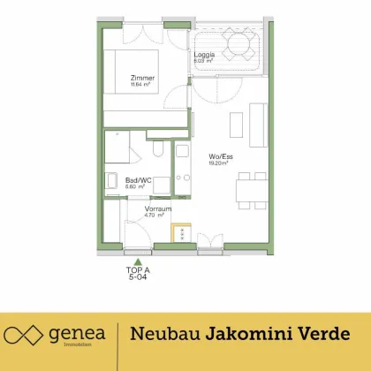 Provisionsfrei | Exklusive Wohneinheiten in Jakomini Verde Haus K | Komfort trifft Natur - Bild 2