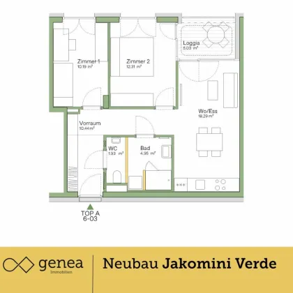 Ihr neues Zuhause in Graz | Provisionsfrei | Ruhige Grünlage im Jakomini Verde - Bild 2
