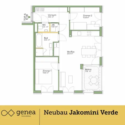 JV Haus A | Provisionsfrei | Exklusives Wohnen im Herzen von Graz - Bild 3