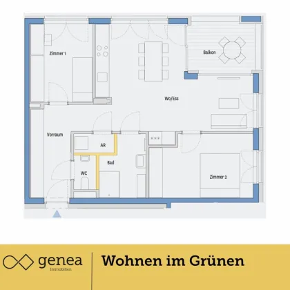 Ihr Traumdomizil in JV Haus K | Provisionsfrei | Zeitgenössisches Wohnen in Graz - Bild 2