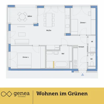 Provisionsfrei | Exklusive Wohnungen im autofreien Viertel Jakomini Verde - Bild 2