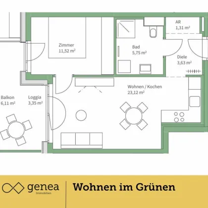Jakomini Verde Haus K | Provisionsfrei | Stilvolles Wohnen im Grünen - Bild 2