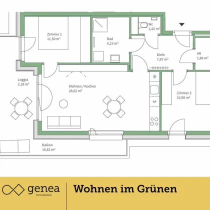 Provisionsfrei | Traumhafte Wohnungen in Jakomini Verde | Urban & Naturnah - Bild 2