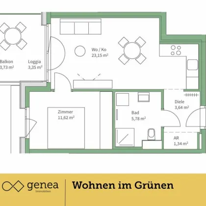 Provisionsfrei | Exklusive Wohnungen im autofreien Viertel Jakomini Verde - Bild 2