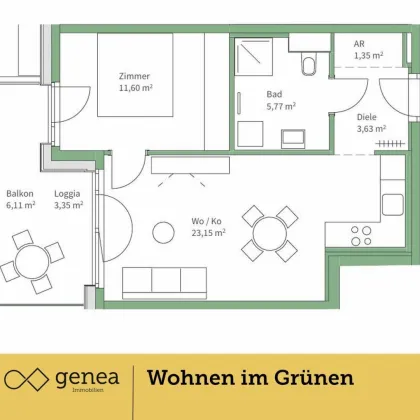 JV Haus K | Provisionsfrei | Wohnen mit Stil und Nachhaltigkeit in Graz - Bild 2