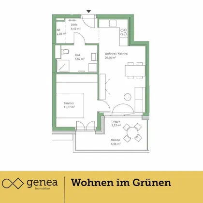 Provisionsfrei | Exklusive Wohnungen im autofreien Viertel Jakomini Verde - Bild 2
