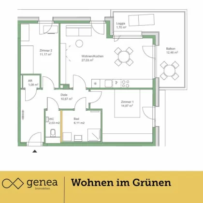 Provisionsfrei | Exklusive Wohnungen im autofreien Viertel Jakomini Verde - Bild 3