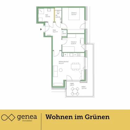 Provisionsfrei | Moderne Wohnungen in Jakomini Verde | Urbanes Leben trifft Erholung - Bild 2