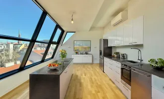 MODERN & STILVOLL! Traumhafte DG-Wohnung mit 2 Terrassen im Herzen von Wien!