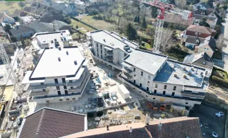 Erstklassige 3-Zimmer-Wohnung mit traumhafter Dachterrasse (54m2) - inklusive Klimaanlage und Sonnenschutz - Ruheoase: FLORIANI – Quartier am Tullnerfeld