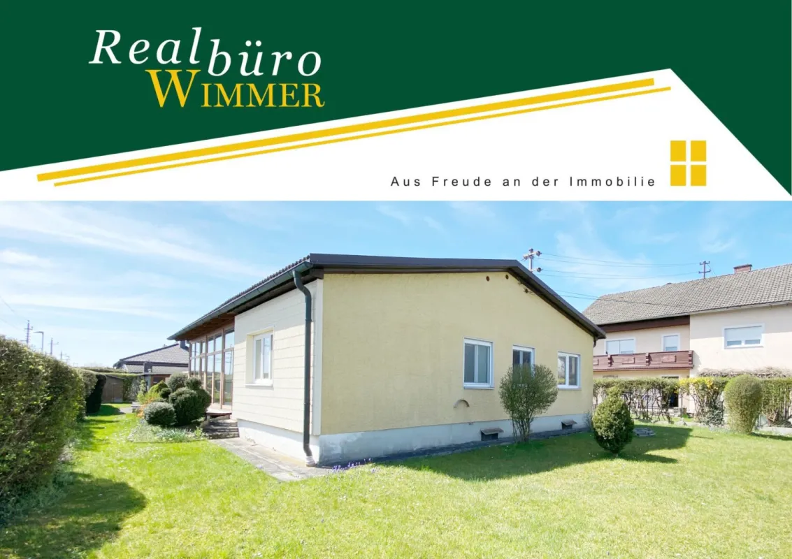 Älterer, aber gepflegter Bungalow mit großem Wintergarten - Bild 1