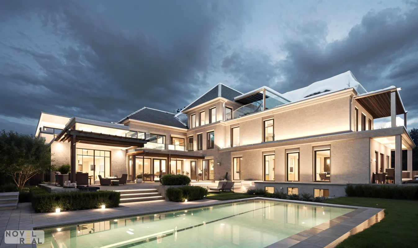 „Grand Suite“ – Wo Luxus auf Wohnträume trifft – mit eigenem Outdoorpool! Villa "Elida 9"- Luxus in Donau-Nobellage auf 2 Ebenen! - Bild 1