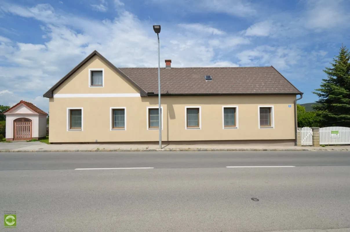 CHRISTOPH CHROMECEK IMMOBILIEN - BAD VÖSLAU / Großau - Zweifamilienhaus mit Werkstatt und Garage! - Bild 1