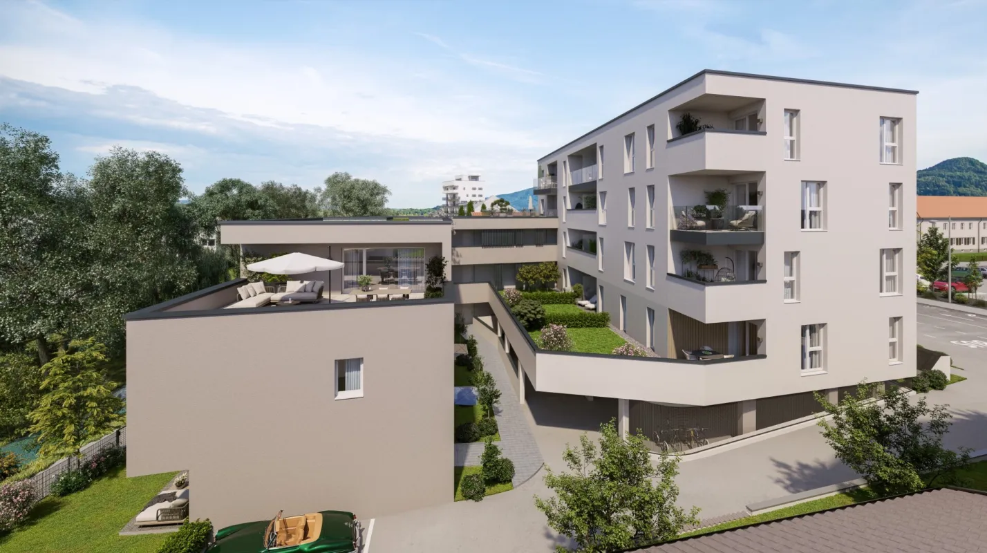 PROVISIONSFREI - NEUBAU 2 Zimmer Wohnung in Salzburg Stadt Alt - Liefering mit Terrasse, Garten, Tiefgarage und Lift! VOLLE WOHNBAUFÖRDERUNG - Bild 1