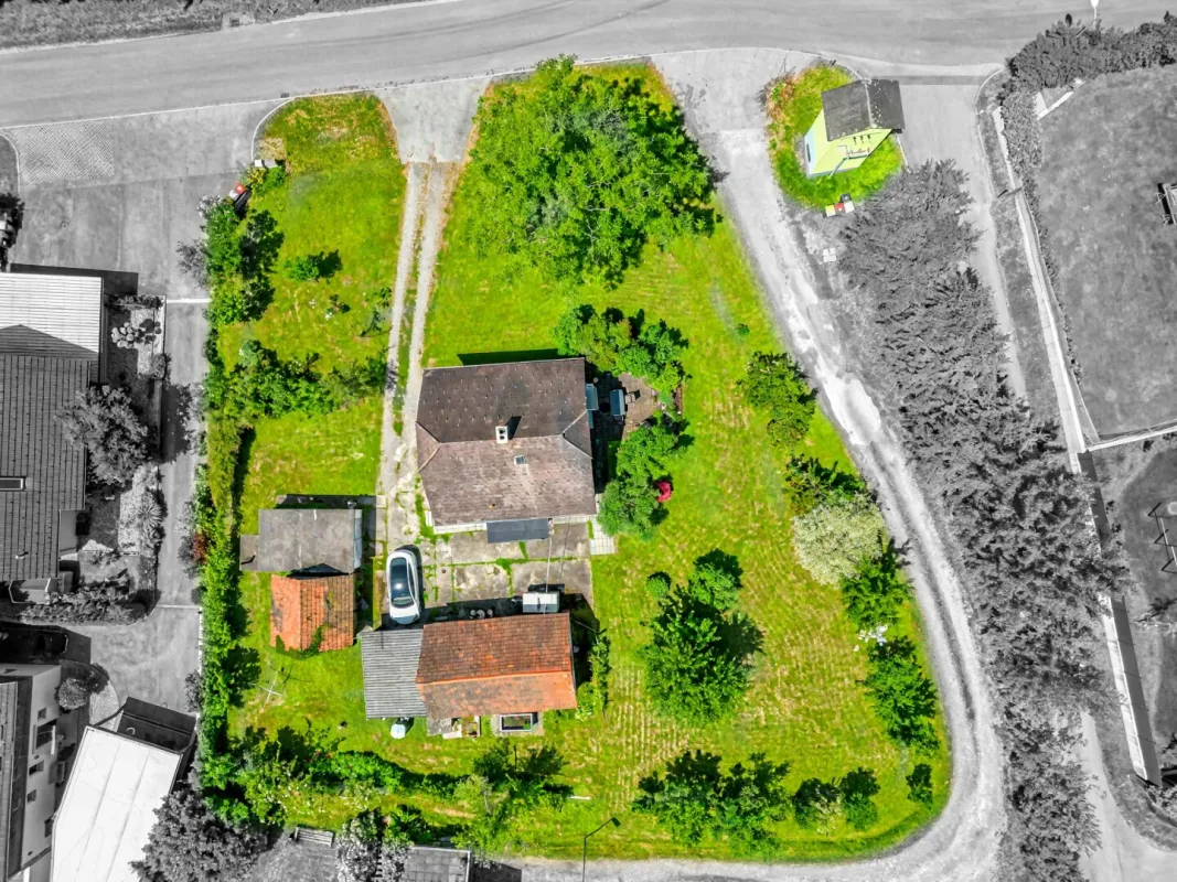 Baugrundstück mit Altbestand – Potenzial für Neubau oder Sanierung/Erweiterung in Ruhelage in Raaba-Grambach bei Graz! - Bild 1