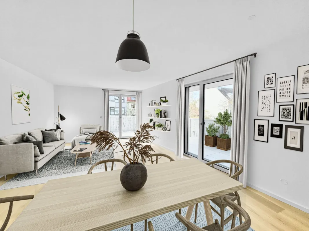 GRÜN & DOCH ZENTRAL - SOFORT BEZIEHBARER ERSTBEZUG mit 3 ZI + 2 BALKONEN | NEUBAU 1140 Wien - Bild 1