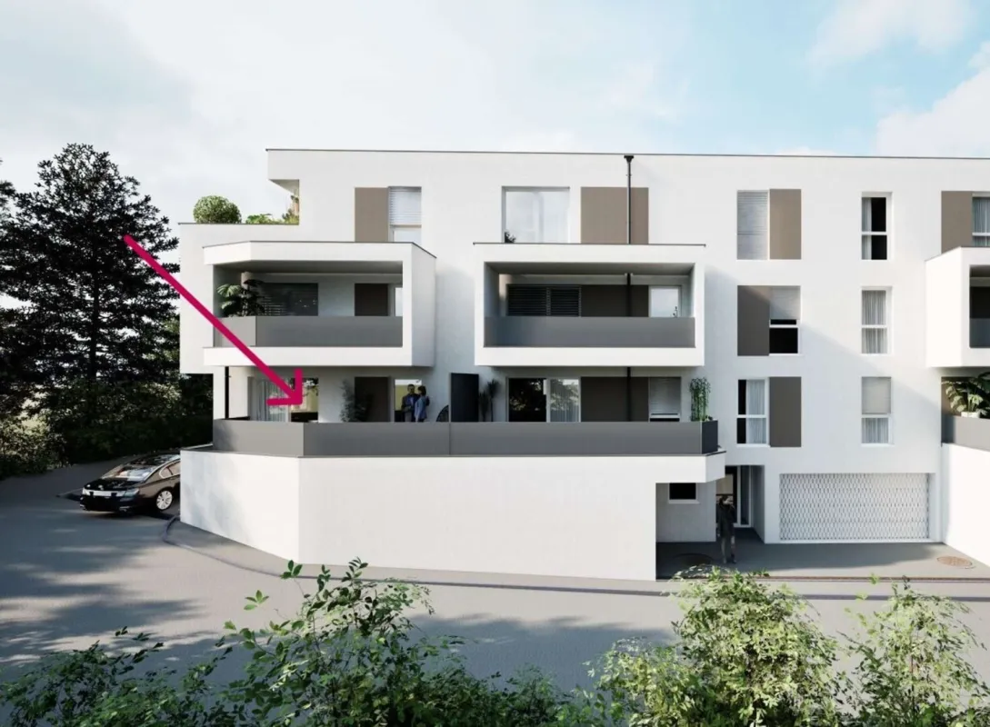 **Wohnhausanlage Bachgasse** Neubau II  - 2-Zimmer Wohnung mit Terrasse - Mitten in St. Florian - Bild 1