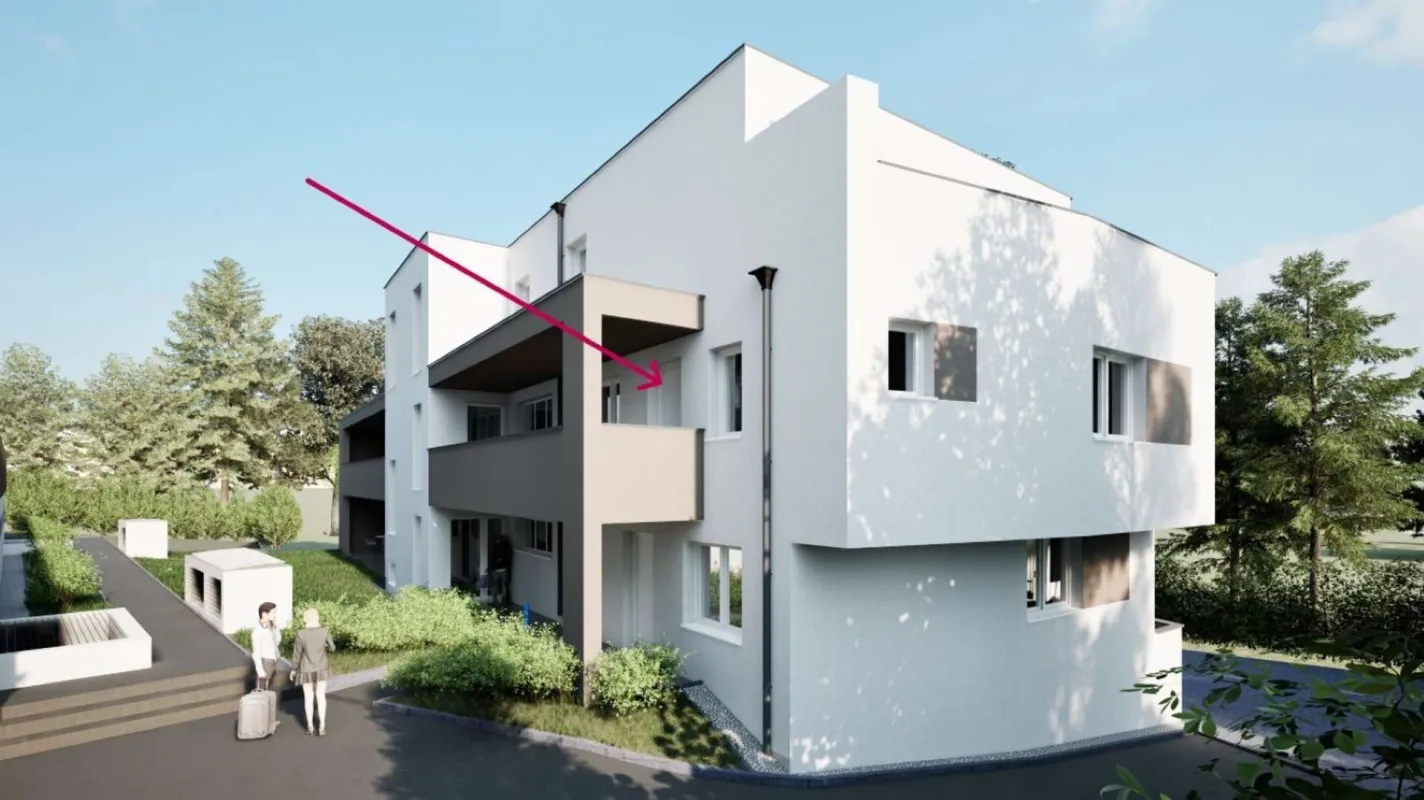 **Wohnhausanlage Bachgasse** Neubau II  - 3-Zimmer Wohnung mit Loggia - Mitten in St. Florian - Bild 1