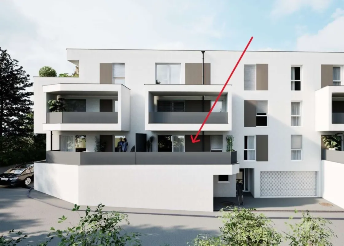 **Wohnhausanlage Bachgasse** Neubau II  - 3-Zimmer Wohnung mit Terrasse - Mitten in St. Florian - Bild 1
