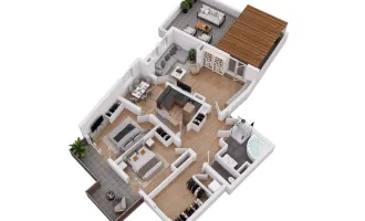 Luxuriöses Terrassenrefugium mit Weitblick & Stil – Wohnen auf höchstem Niveau in Traun
