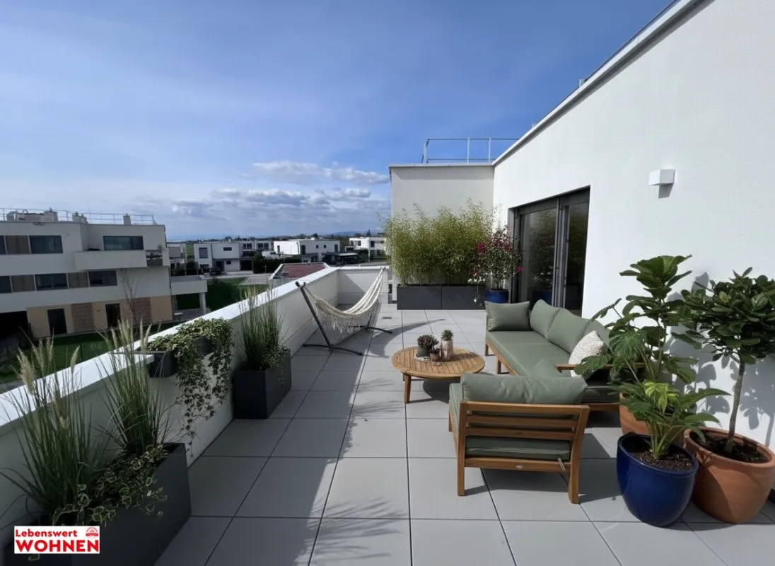 Unbefristete Miete mit Kaufoption | Traumwohnungen im Wohnpark Giardino mit POOL | Nachhaltiges Heiz- und Kühlsystem - Bild 1