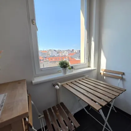 Helle Citywohnung mit Ausblick – Möbliertes 1-Zimmer-Apartment nahe Naschmarkt - Bild 2