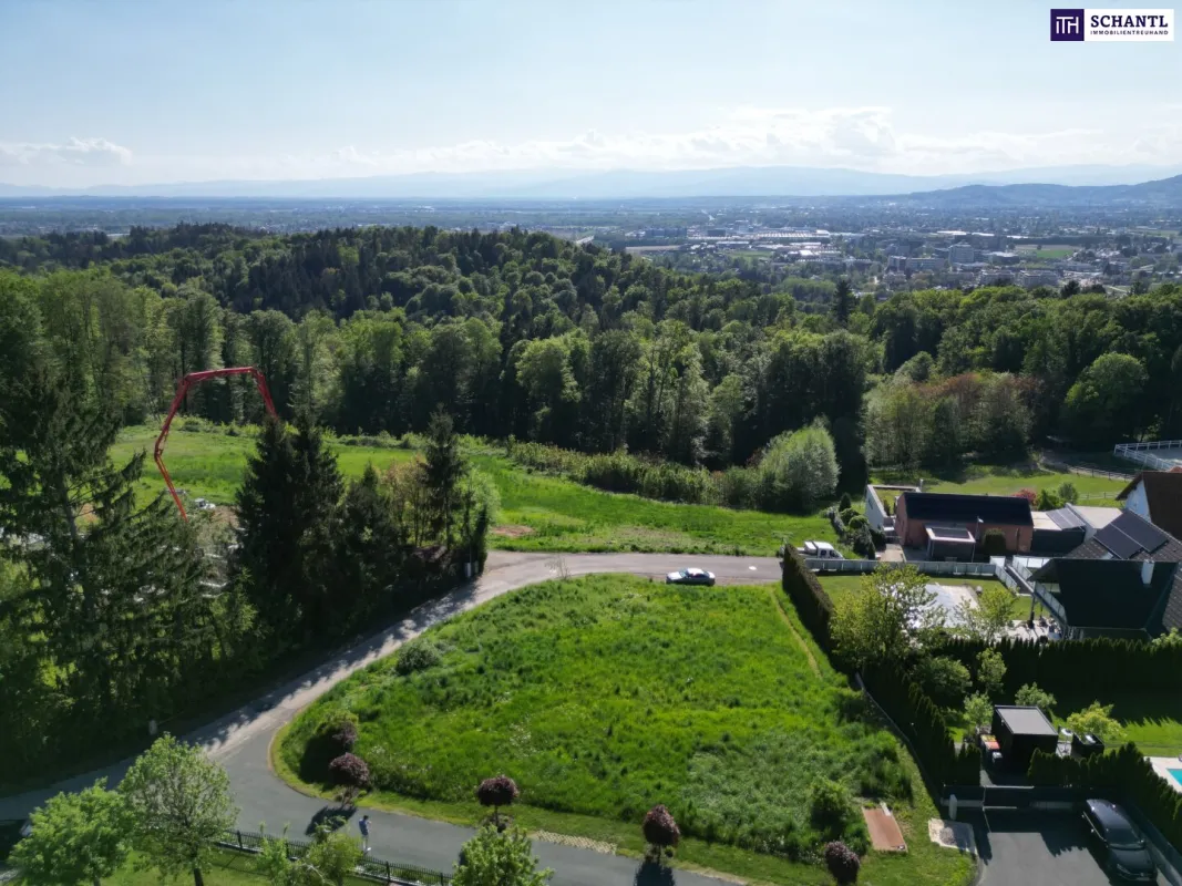 Einzigartiger Panoramablick - Exklusives Grundstück in Raaba + GLASFASERANSCHLUSS - Bild 1