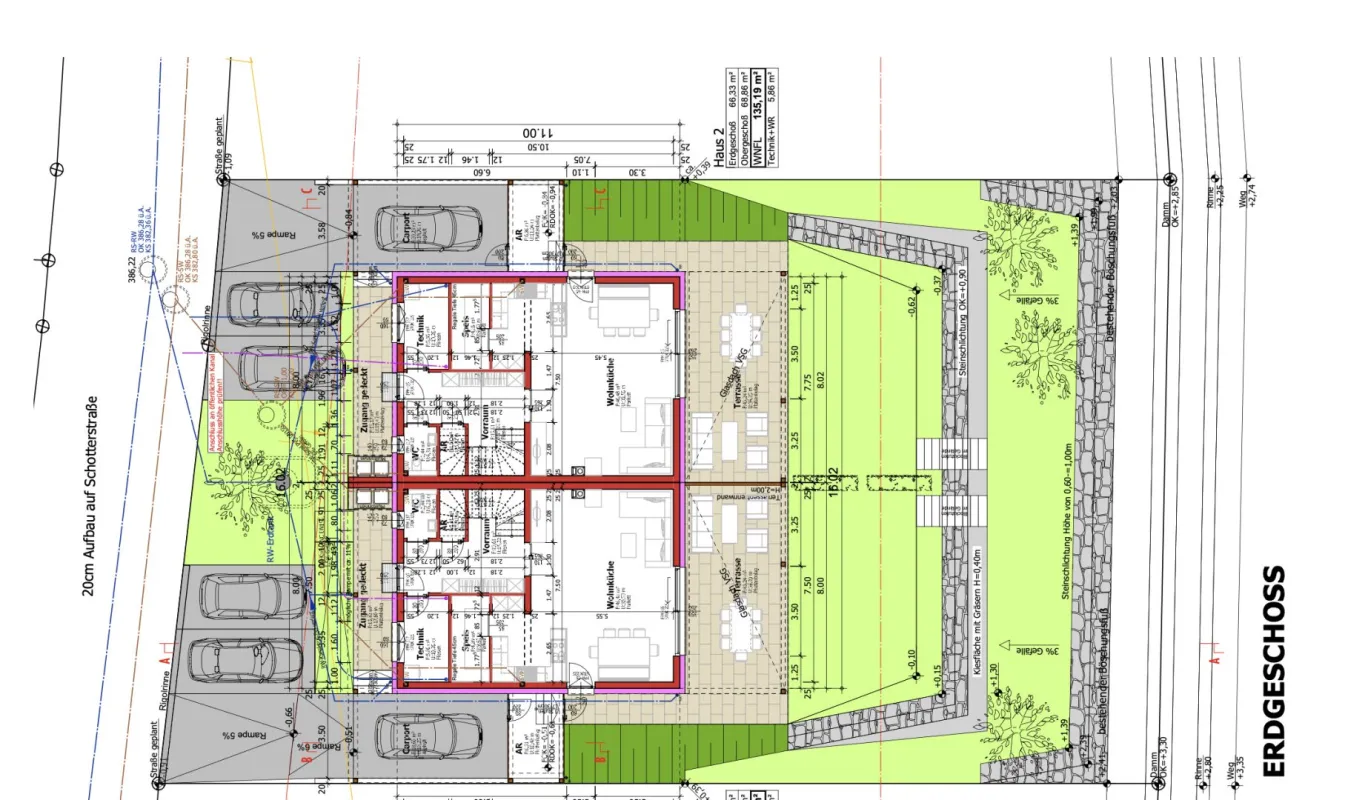 Doppelhaus Projekt auf ruhigem Baugrundstück in Pennewang/Wiesham! - Bild 1