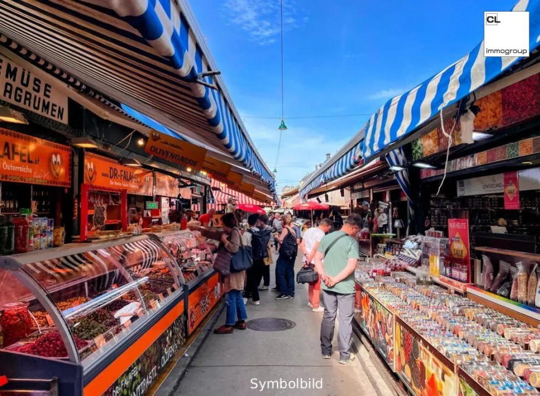 Exklusive Geschäftsfläche am Wiener Naschmarkt - Bild 1