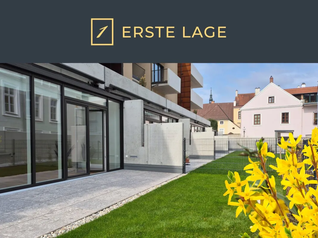 Perfekt für Anleger! Altstadt, Neubau, Erstbezug: 2 Zimmer, 55 m² Wfl., Terrasse, Garten, H12/T4 - Bild 1