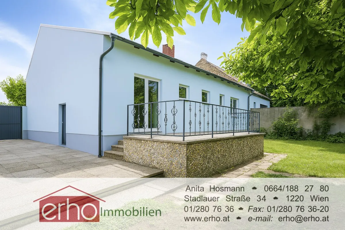 🏡 Einfamilienhaus mit Garten & neuer Fassade in 2301 Groß-Enzersdorf – Stadtrandlage mit Top-Anbindung! - Bild 1