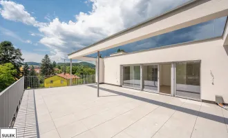 Penthousefeeling in grüner Stadtrandlage! Direkter Liftzugang & große Dachterrasse: 2 Zi.-Erstbezugswohnung im Projekt Villa Mauerbach2! Jetzt vormerken!