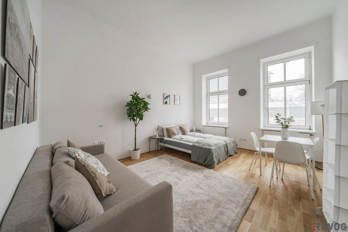 RETRO-CHIC II ALTBAUWOHNUNG MIT EIGENGARTEN IM INNENHOF II AIRBNB oder SELBST EINZIEHEN II SOFORT NUTZBAR II NÄHE U6/AKH/VOLKSOPER/WUK - Bild 1