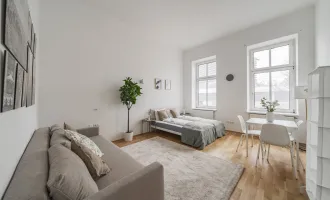 RETRO-CHIC II ALTBAUWOHNUNG MIT EIGENGARTEN IM INNENHOF II AIRBNB oder SELBST EINZIEHEN II SOFORT NUTZBAR II NÄHE U6/AKH/VOLKSOPER/WUK