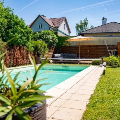 Traumhaftes Anwesen mit Gartenparadies und Pool-Oase in bester Ruhelage an der oberen Alten Donau - Bild 3