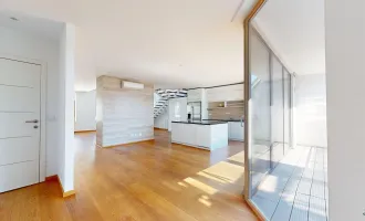 Helle, exklusive 4-Zimmer-Maisonette-Dachgeschosswohnung mit großer Terrasse und Klimaanlage