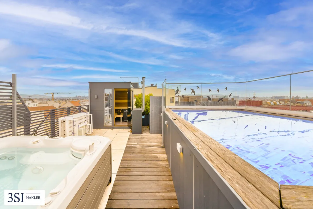 Lichtdurchflutetes Luxus-Penthouse mit Infinity-Pool und Panoramasicht! - Bild 1