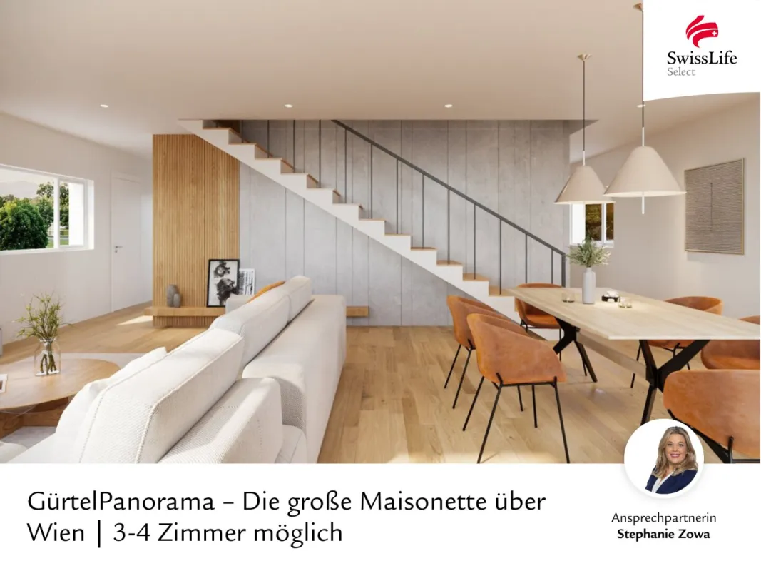 GürtelPanorama – Die große Maisonette über Wien | 3-4 Zimmer möglich - Bild 1