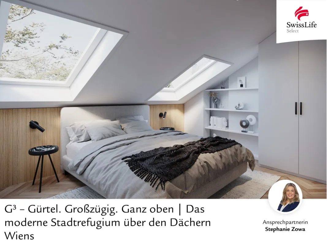 | G³ – Gürtel. Großzügig. Ganz oben |  Das moderne Stadtrefugium über den Dächern Wiens - Bild 1