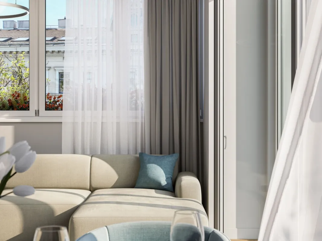 THE ARIK - Solide Anlage zur Parkseite – 2 Zimmer mit Qualität & Ausblick - Bild 1