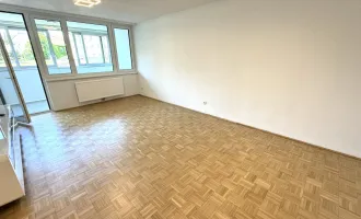 Helle, völlig ruhige 2-Zimmerwohnung mit großer Loggia mit Blick in den Hausgarten, Heizung und Warmwasser INKLUDIERT
