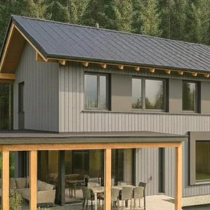 Traumhaftes Massivholz Einfamilienhaus Projekt in Hof  - absolute Alleinlage - Bild 3